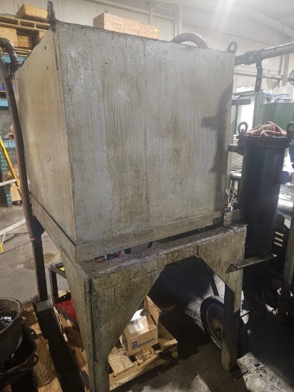 Large Tank with Attached Tool Chest, Assorted Tools and Parts