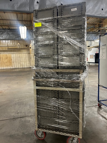 Metal Cart with approx. 120 Orbis StakPak System Bins