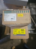 Lot of (5) NEW Safety Switches in Boxes Siemens & Square D
