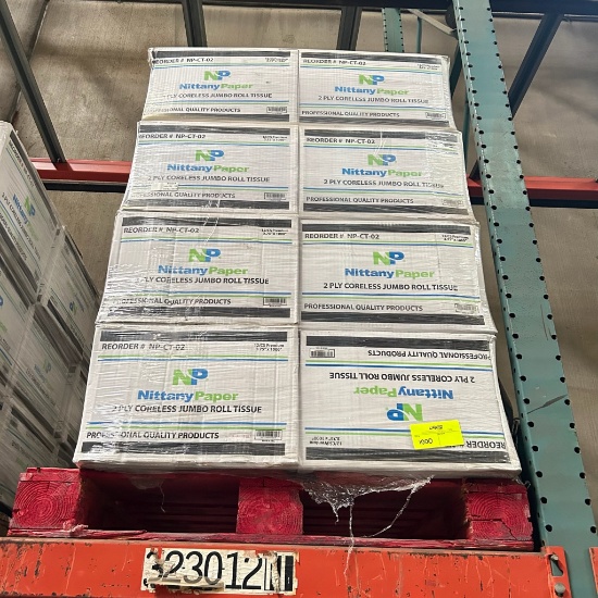 Lot of appx. 24 boxes Roll tissue