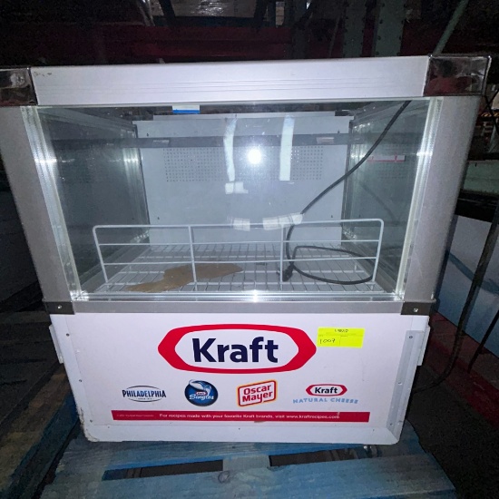 Open top glass cooler