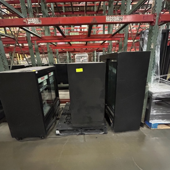 Lot of 3 True beverage coolers