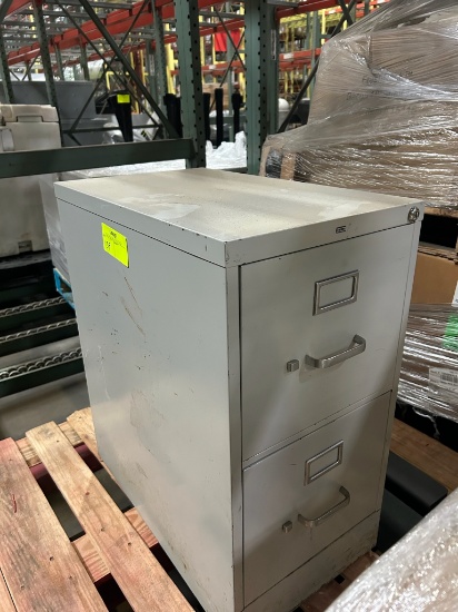 2 Drawer Locking File Cabinet