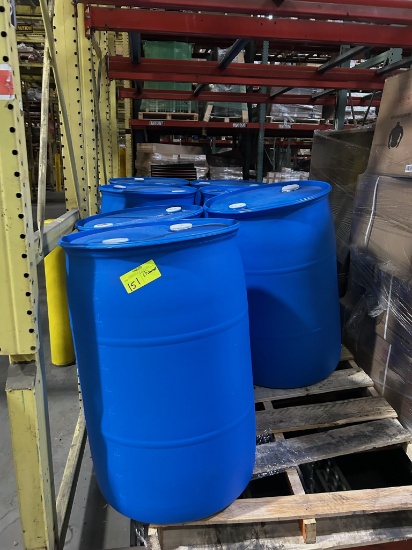 55 Gallon Plastic Barrels
