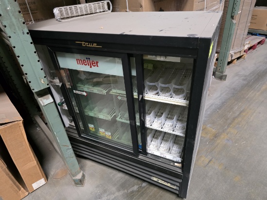 True sliding door cooler