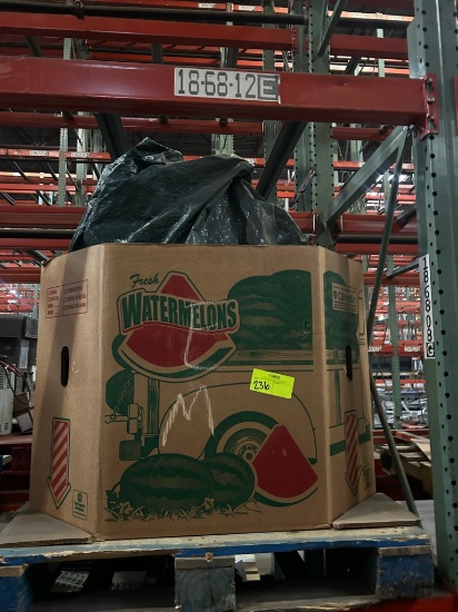 Large Green Tarp In Bin
