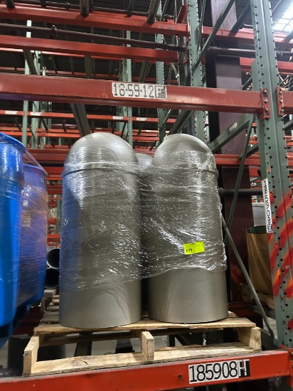 Tall trash cans