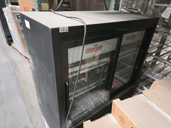 True sliding door cooler