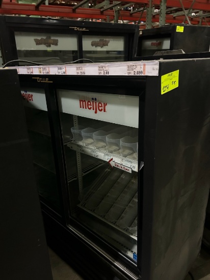 True sliding door cooler
