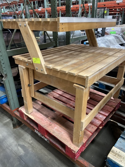 Wood Display Rack