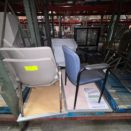 Pallet of chairs - 3 types