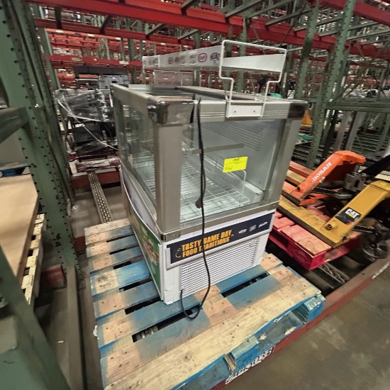 Open top glass cooler