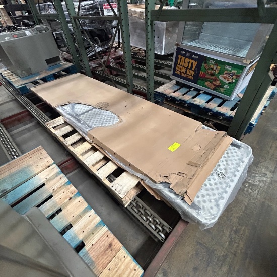 Plastic folding table