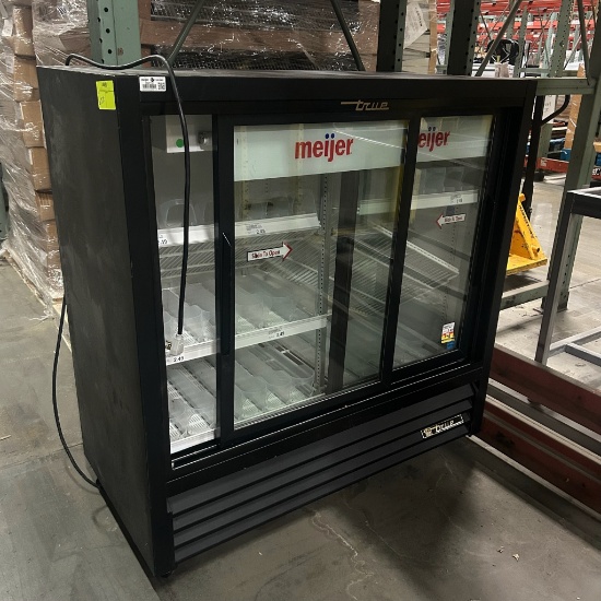 True sliding door cooler