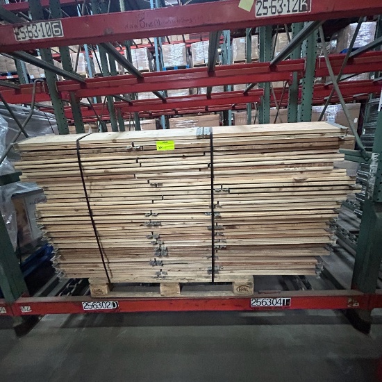 Pallet of wood pallet parts