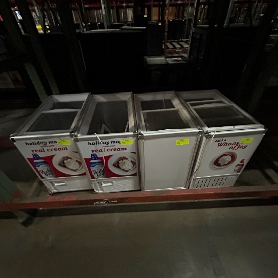 Lot of 4 True beverage cooler GDM-41C-48