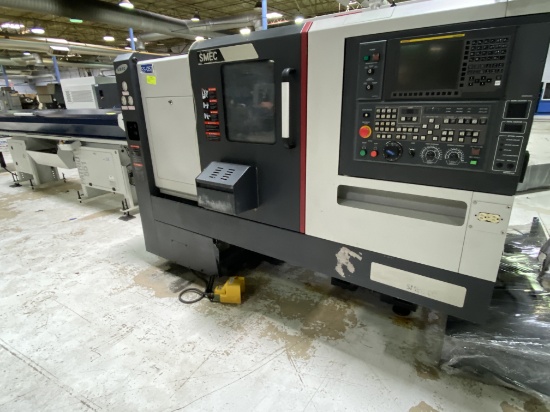 2020 SMEC SL2000M Turning Center with Roto Rack & Bar Loader