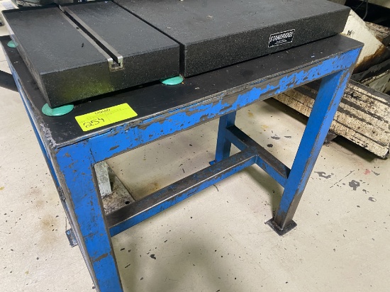 Granite Table Top Gage Block w/ Steel Table