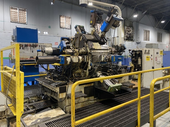 2002 Hydromat V12-43 -HS-12 CNC 12 Station Rotary Transfer Machine