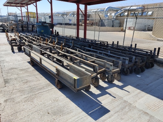 Rolling Material Carts (lot of approx. 36)