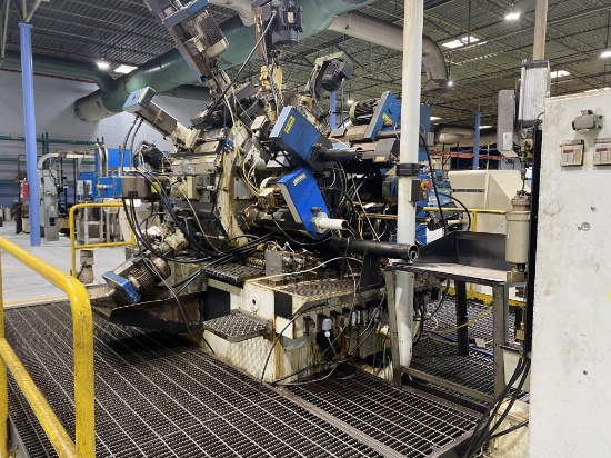 2002 Hydromat V12-42 -HS-12 CNC 12 Station Rotary Transfer Machine
