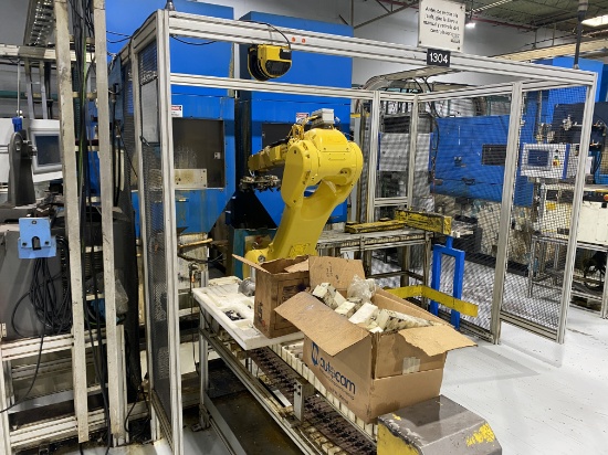 2018 Dehoff Gundrill (2 machine) Cell with Fanuc Robot