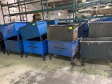 Rolling Chip Gons w/ Strainers & Drains (lot of approx. 51)