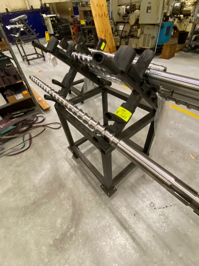 Custom Steel Rack w/ Casters (Lot of 2)