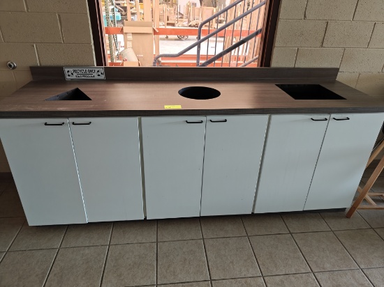 3 Bin Trash / Recyclable Counter