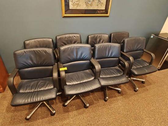 8 Brayton International Padded Conference Chairs