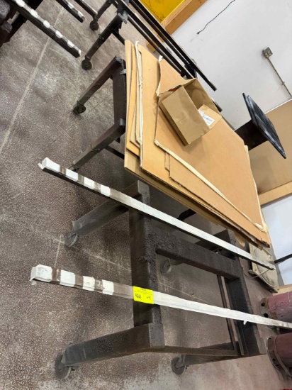 Lot of (9) Finishing Carts on Casters