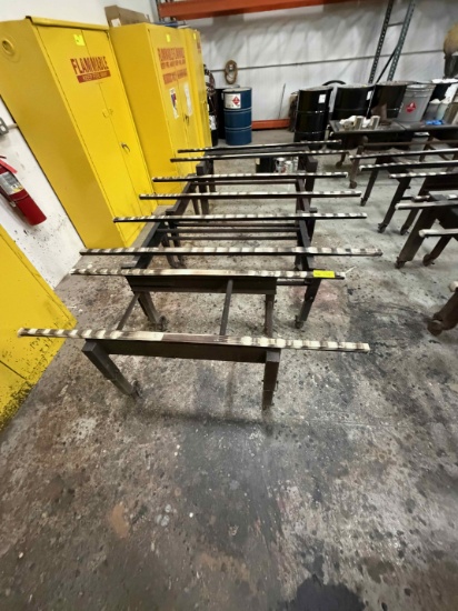 Lot of (13) Finishing Carts on Casters