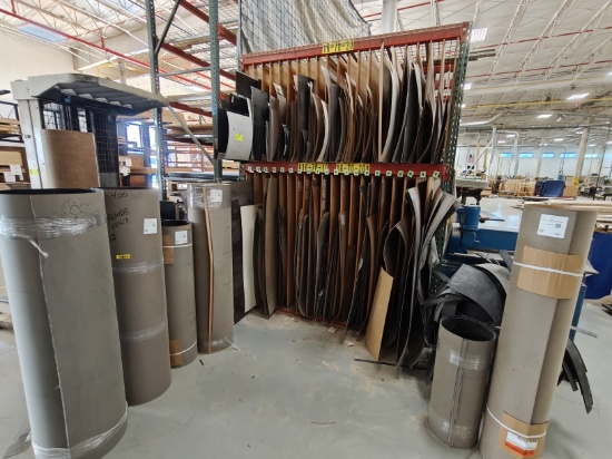 Large lot of laminate - includes 2 carts