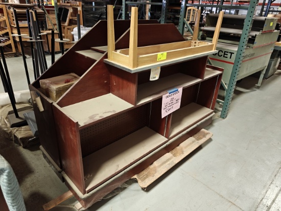 Misc wood display units - 74 and 84" long