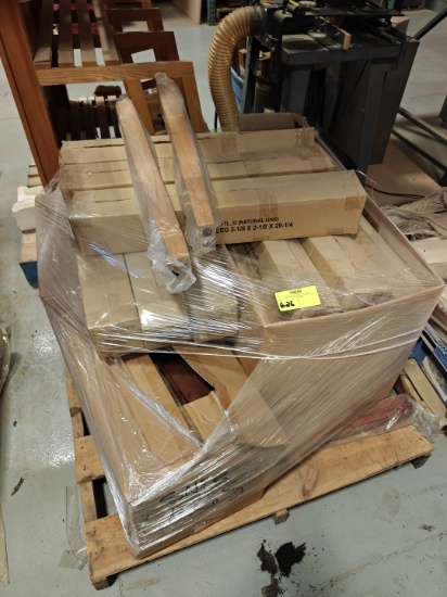 (2) Pallets of new furniture legs