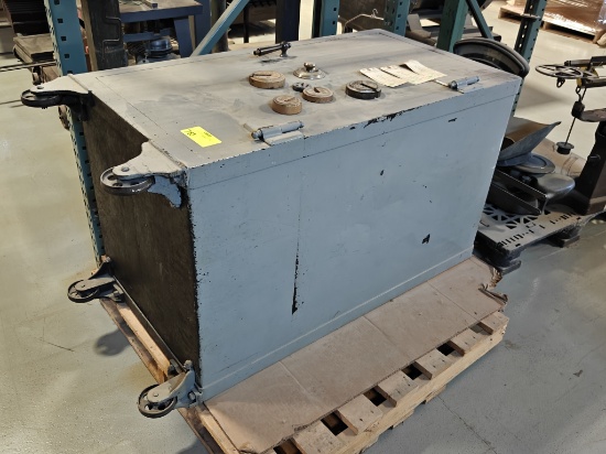 Old School Heavy Duty Rolling Safe