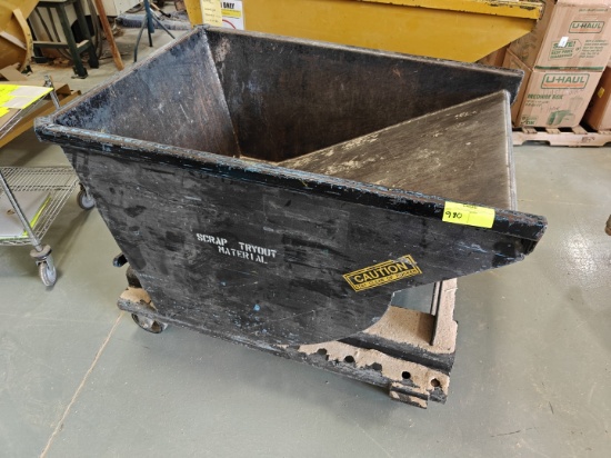 Forkable Self Dumping Hopper on Wheels