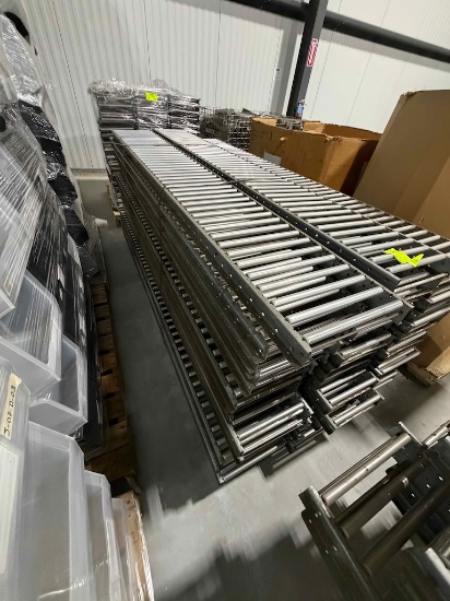 Lot of Span-Track carton flow track - 11x90" - approximately 45 pieces
