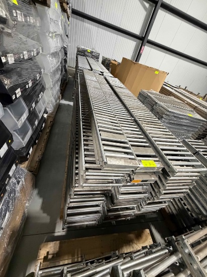 Lot of Span-Track carton flow track - 11x102" - approximately 36 pieces