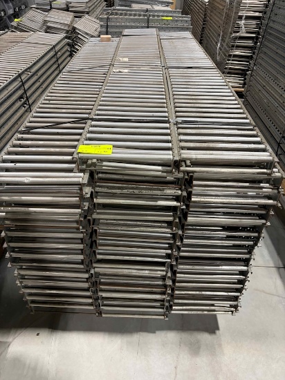 Lot of Span-Track carton flow track - 11x90" - approximately 44 pieces