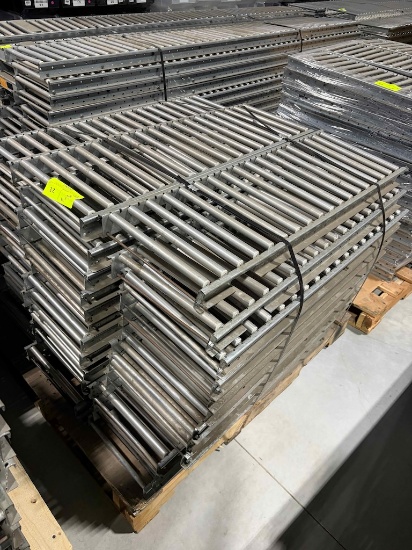 Lot of Span-Track carton flow track - 11x36" - approximately 42 pieces