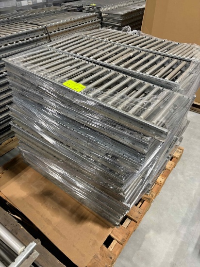 Lot of Span-Track carton flow track - 11x36" - approximately 45 pieces