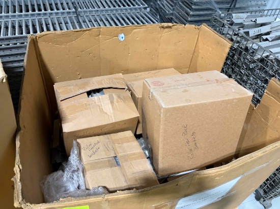 Bin of Span-Track roller brackets
