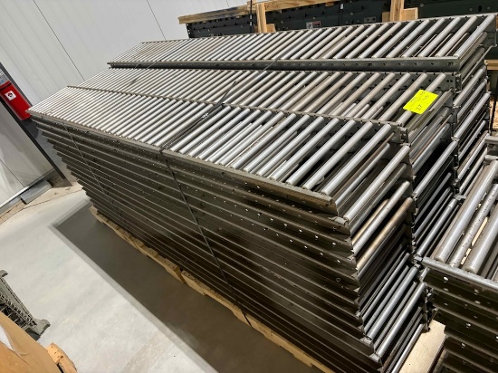Lot of Span-Track carton flow track - 11x90" - approximately 45 pieces