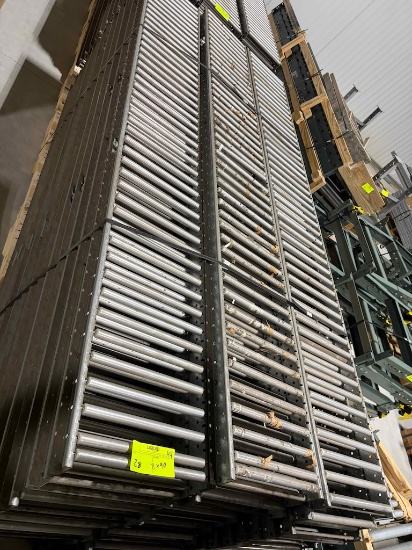 Lot of Span-Track carton flow track - 11x90" - approximately 44 pieces