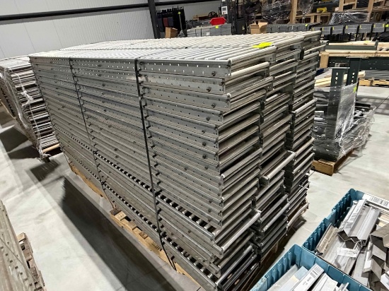 Lot of Span-Track carton flow track - 11x99" - approximately 66 pieces