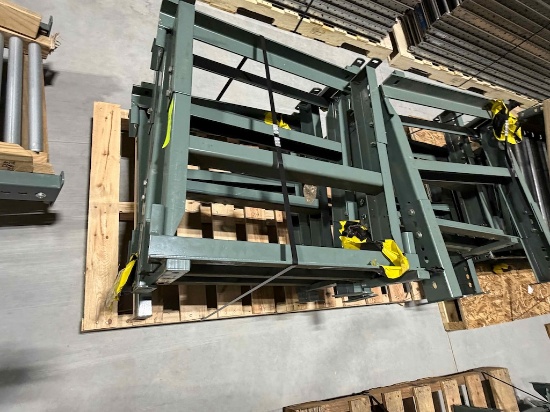 Pallet of adjustable height conveyor stands - 24" wide