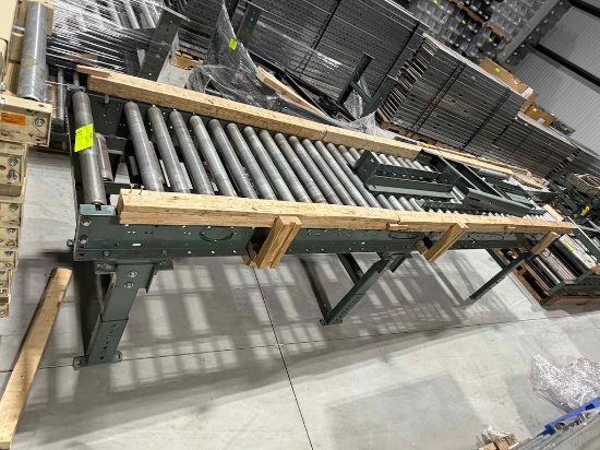 Section of roller conveyor - approx 24"x10ft