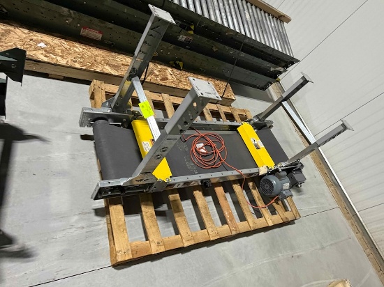 Section of Boston Gear motorized conveyor