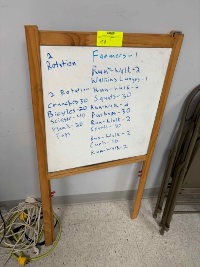 White board easel